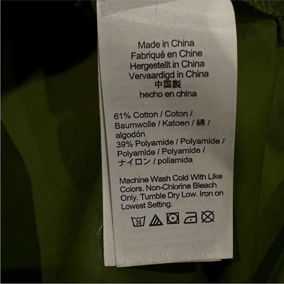 J Crew Green Rainjacket with Hood - Picture 8 of 8